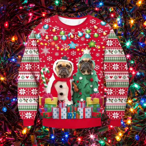 The Pugmas Pantomime Sweater