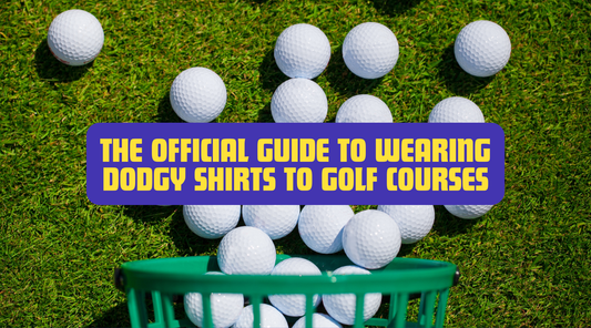 THE OFFICIAL GUIDE TO WEARING DODGY SHIRTS TO GOLF COURSES