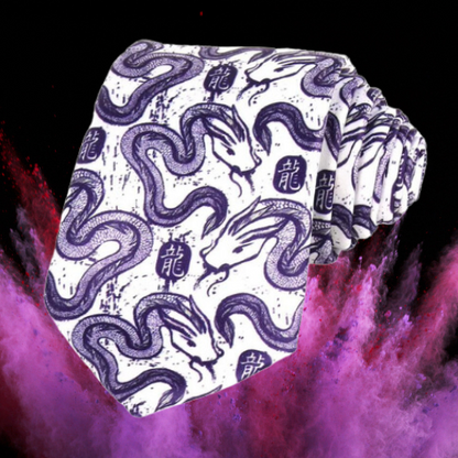 The Dragon's Wrath: Mystic Purple Edition Tie