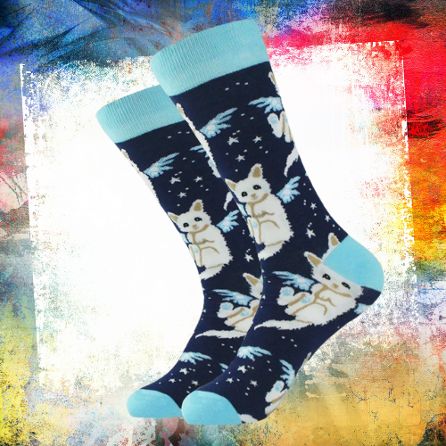 Kitty Flyers: Purrfectly Soaring Socks!