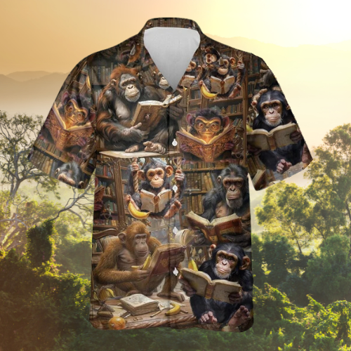 The Bookworm Monkey's Shirt