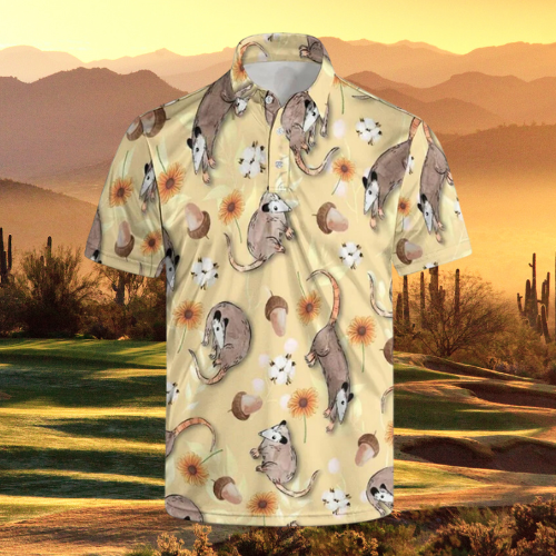 The Possum Party: Flora & Acorn Frenzy Polo