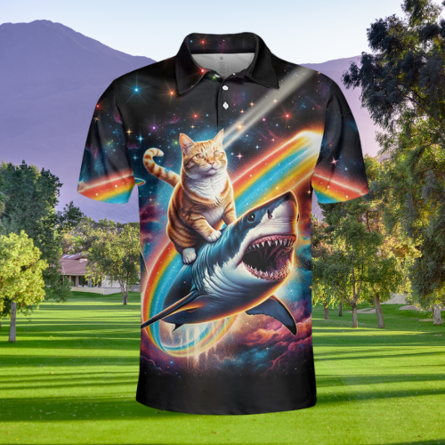 The Catfishin' on a Shark Polo