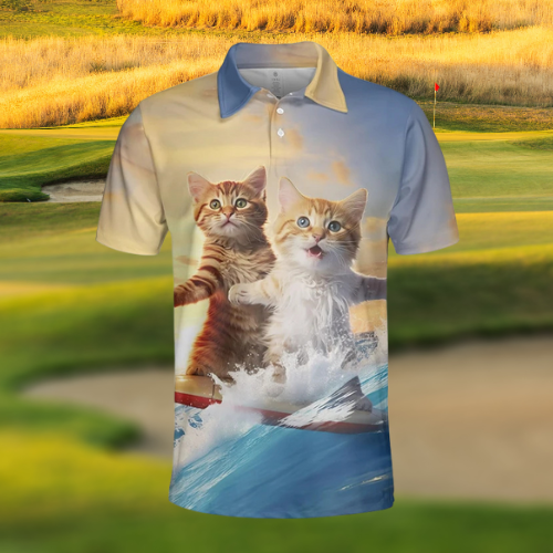 The Cat-tastic Wave Rider Polo