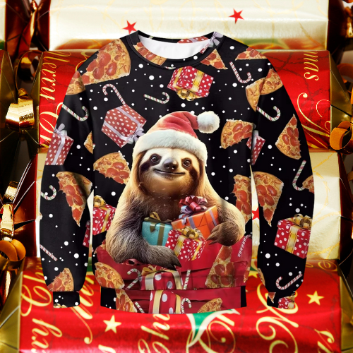 The Sleighin' Slothmas Sweater