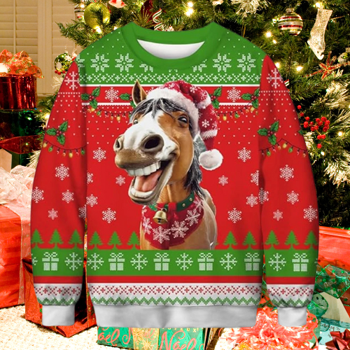 The Jingle Neighs Sweater