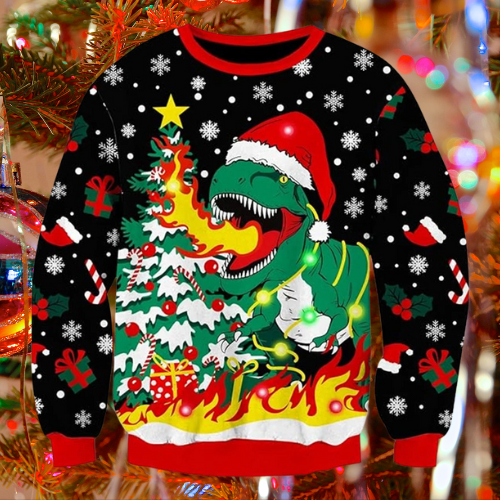 The Tree-Rex the Halls Sweater