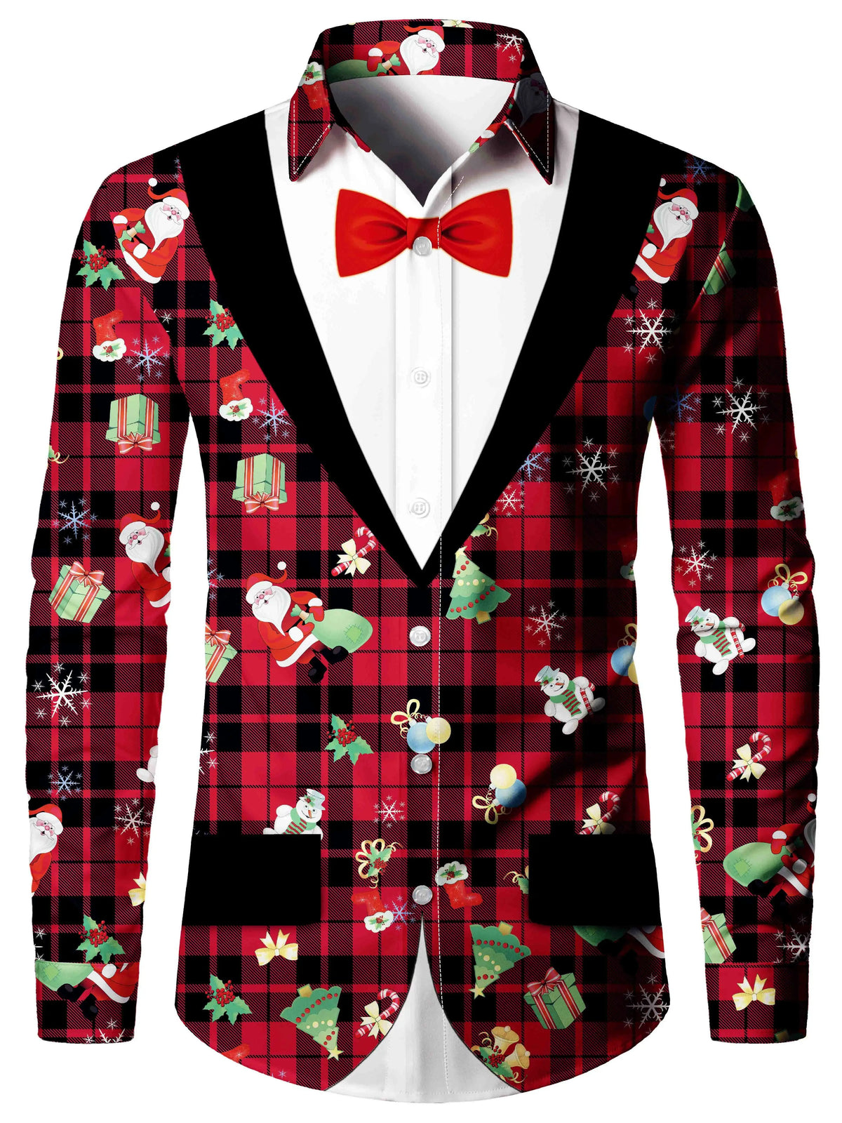 The Tartan Tux Christmas Shirt