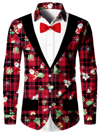 The Tartan Tux Christmas Shirt