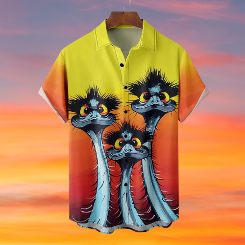 The Feathered Stare Down Shirt